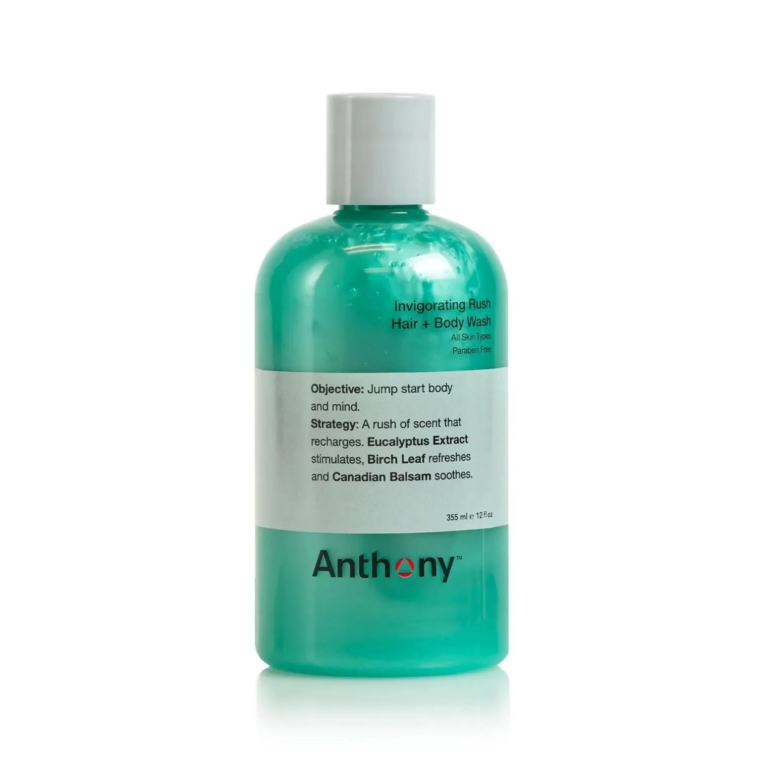 Anthony Invigorating Rush Hair & Body Wash (Size Options)
