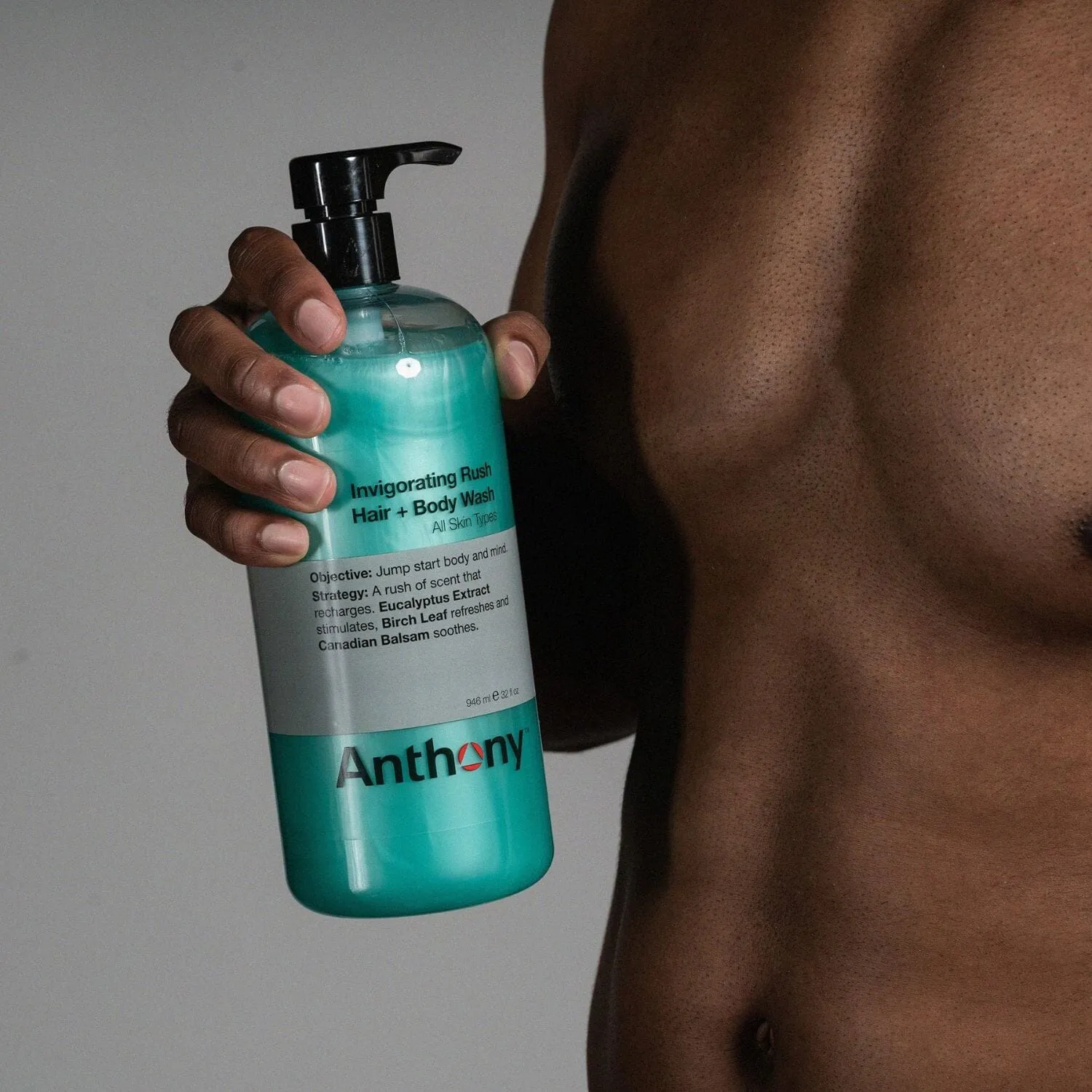 Anthony Invigorating Rush Hair & Body Wash (Size Options)