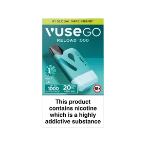 Aqua Mint Ice Vuse Go Reload 1000 Kit