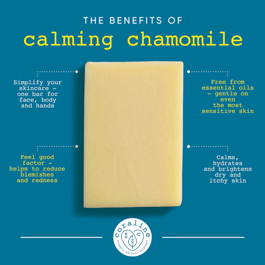 'Calming Chamomile' - Organic Chamomile and Yarrow Soap bar