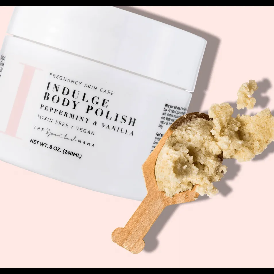 Indulge Peppermint Sugar Scrub For Stretch Marks