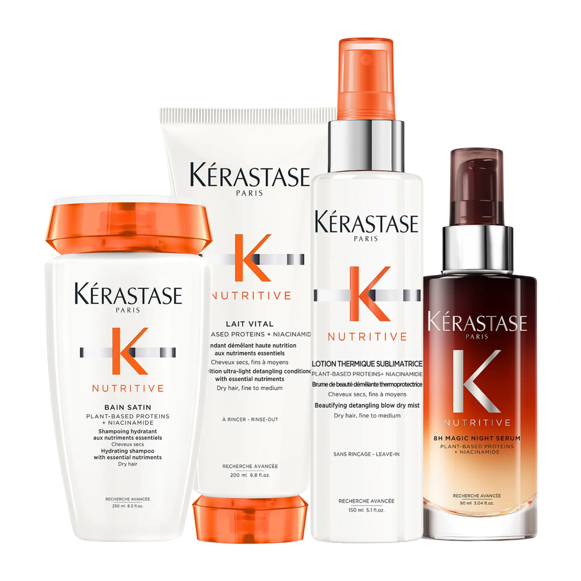 Kerastase Nutritive 4 Piece Routine Bundle - For Dry Hair