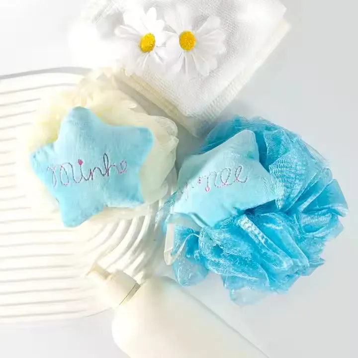 Kids Bath Sponge Ball - with Soft Toy