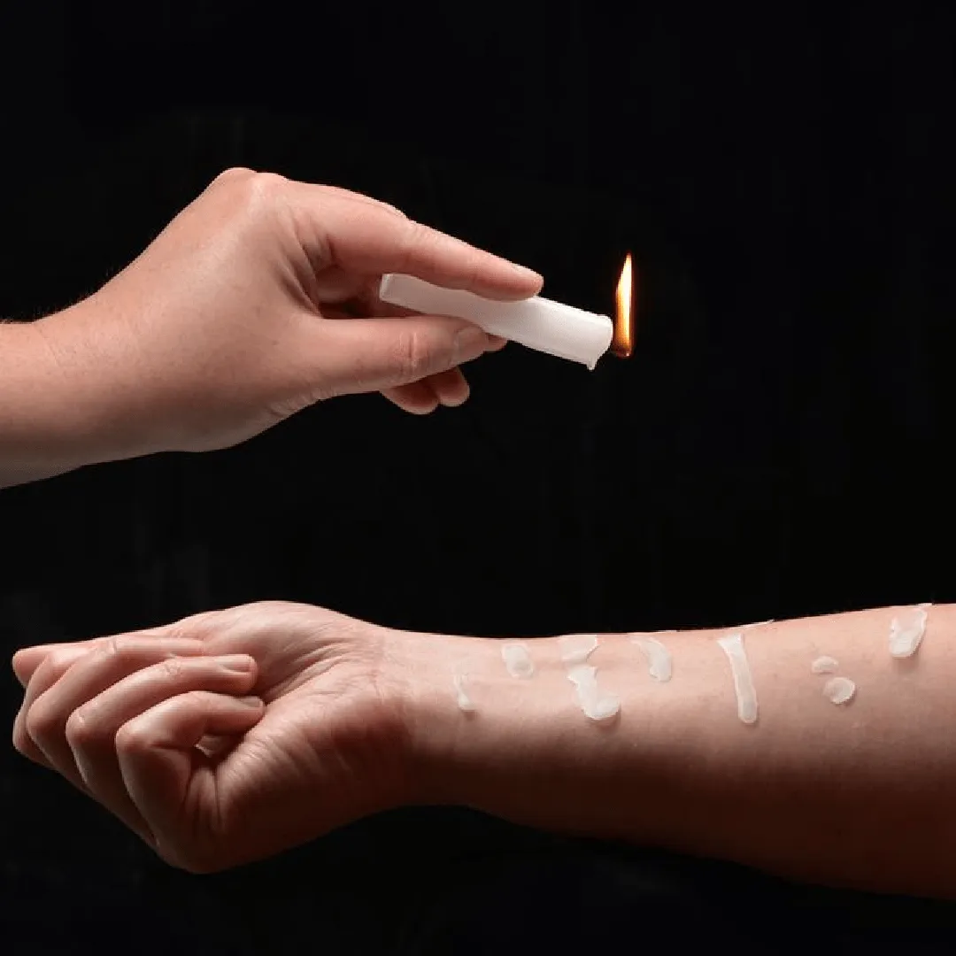 Lacire Wax Play Pillar Drip Candles - White