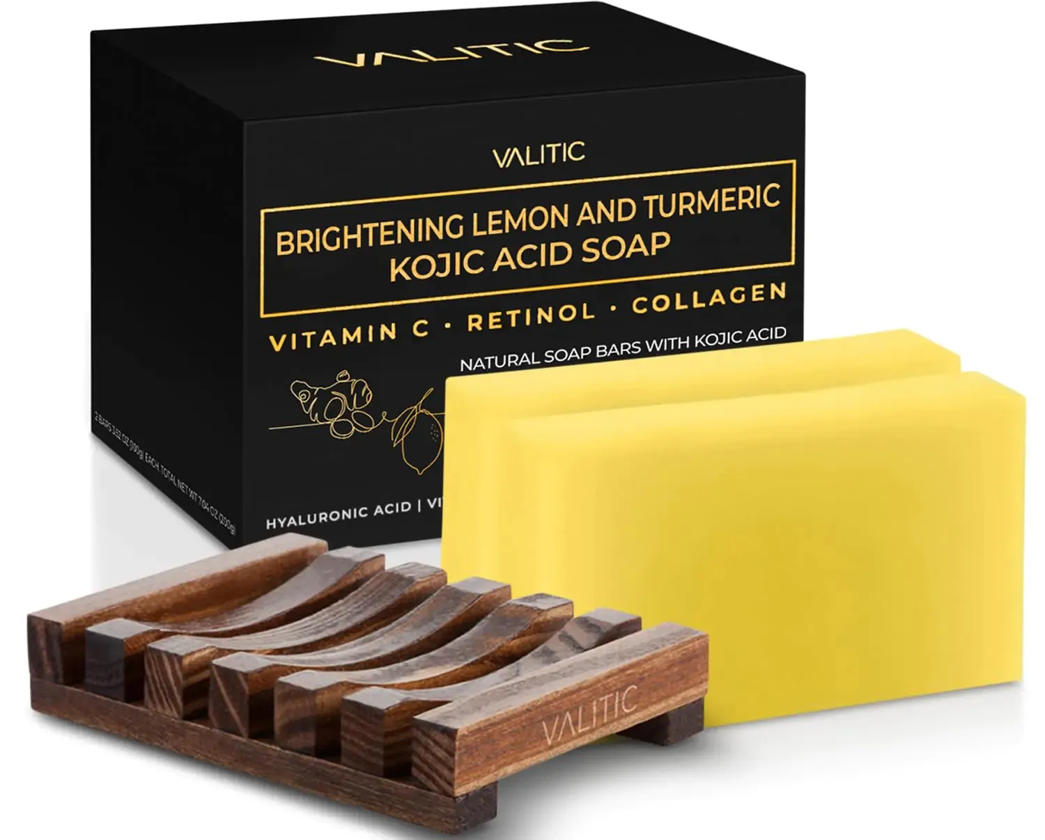 Lemon Turmeric Brightening Soap Bar