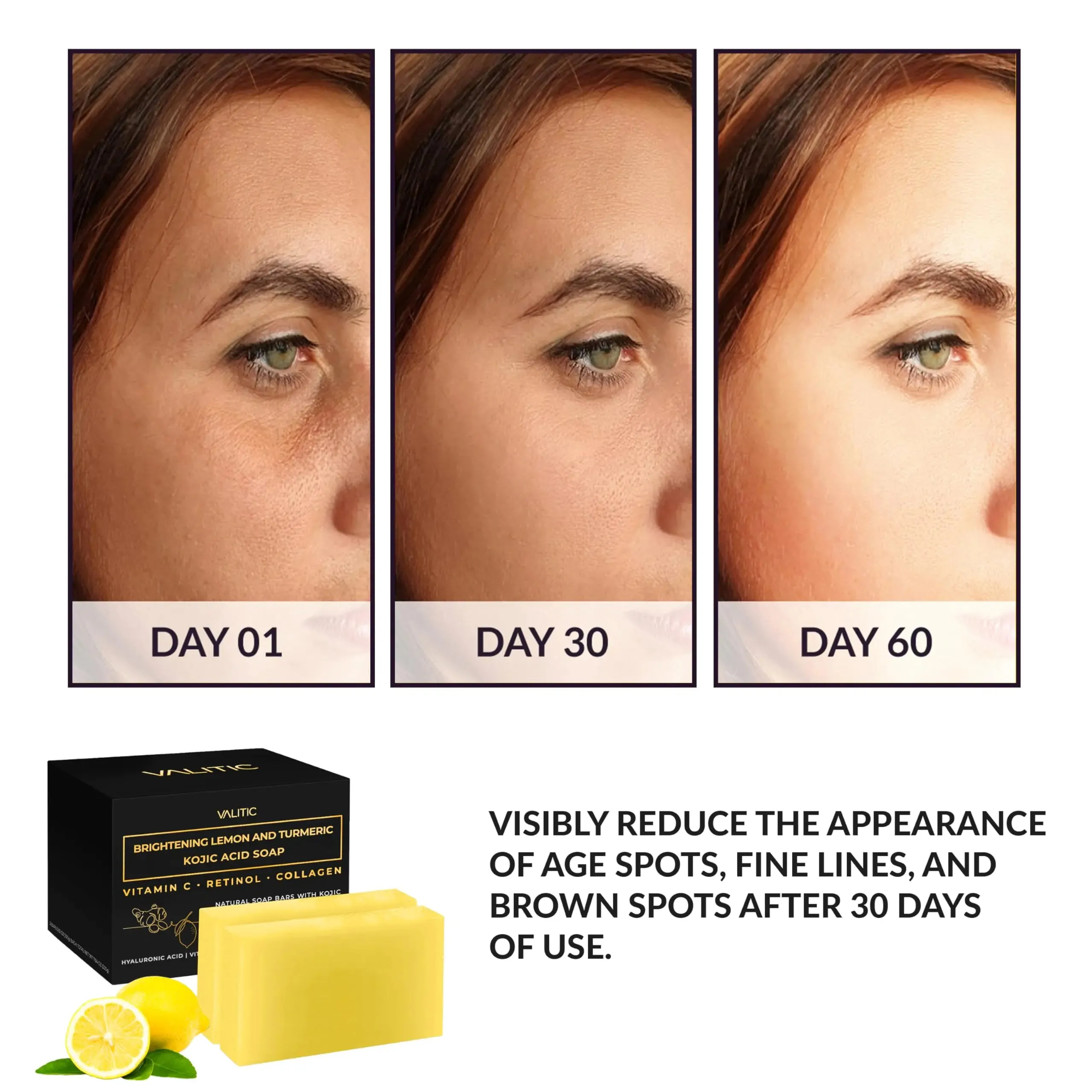 Lemon Turmeric Brightening Soap Bar