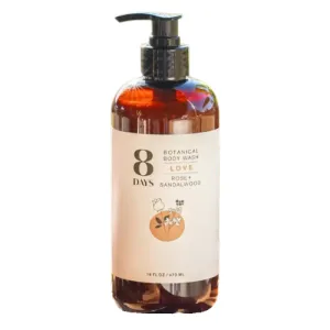 Love Botanical Body Wash Rose   Sandalwood