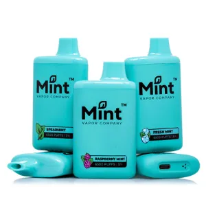 Mint Bars Disposable Vape - 6,500 Puffs