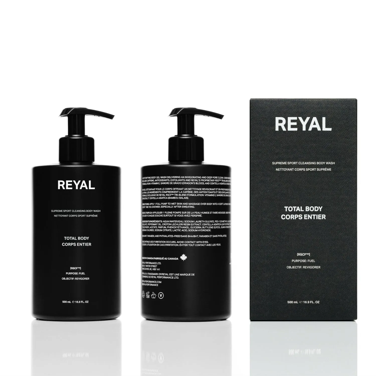 Reyal Supreme Sport Cleansing Body Wash (Size Options)