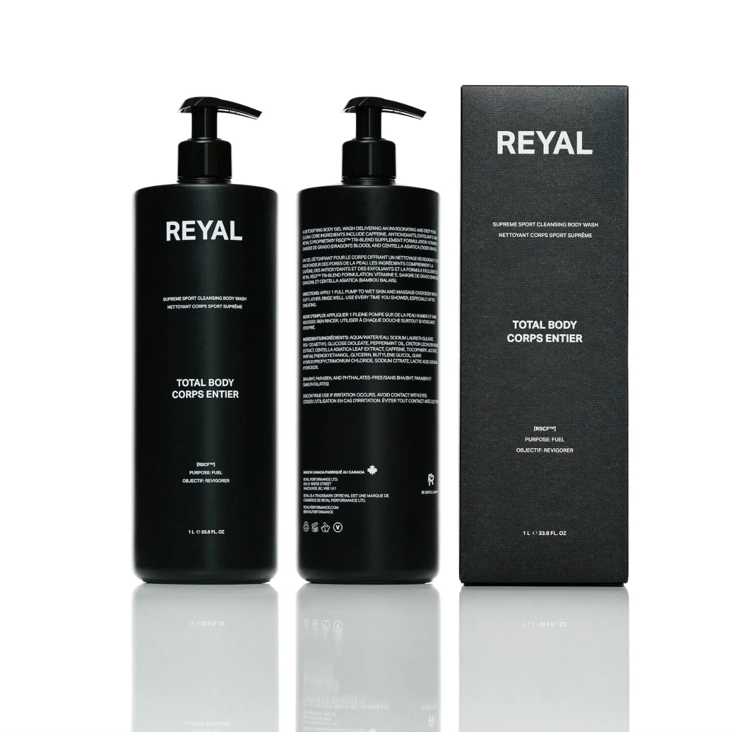 Reyal Supreme Sport Cleansing Body Wash (Size Options)
