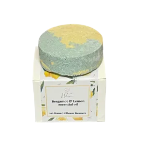 Shower Steamer - Bergamot & Lemon 2 Pack 150 Grams