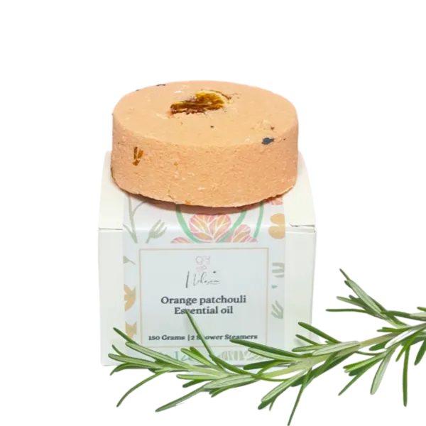 Shower Steamer - Orange Patchouli 2 Pack 150 Grams