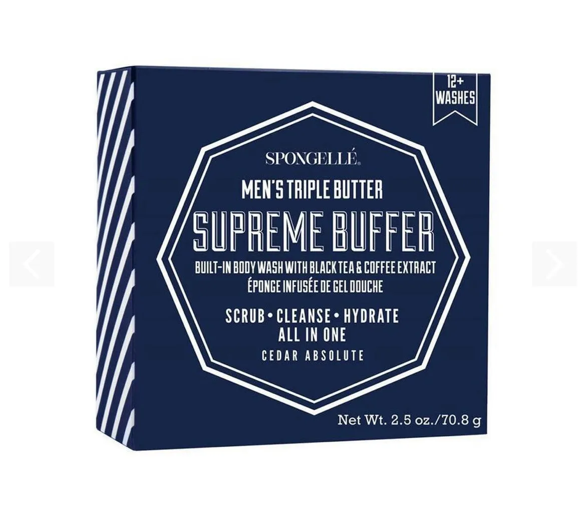 Spongelle’ Mini Men’s Supreme Buffer-Cedar Absolute