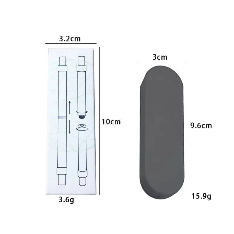 Stainless Steel Folding Straw with Cleaning Brush Case Set