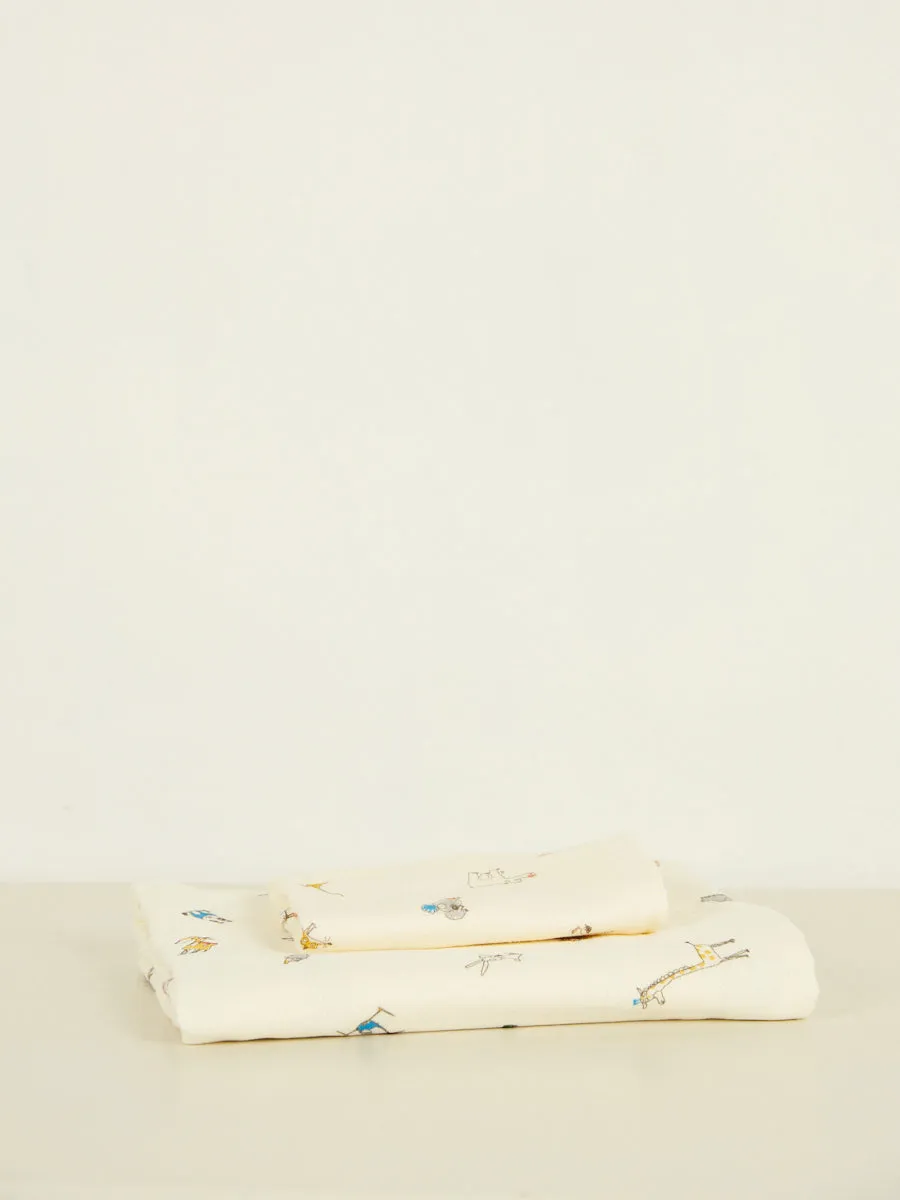 Triple Gauze Baby Towel - Cream